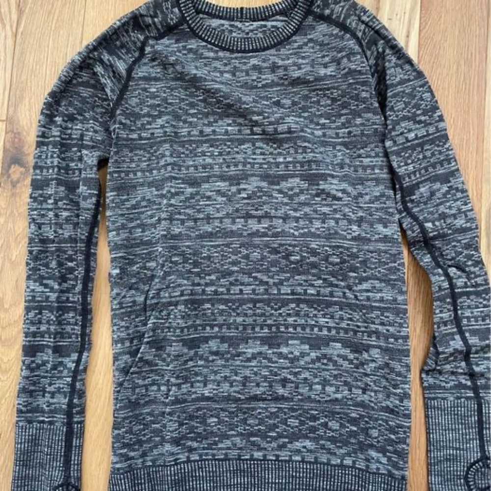 lululemon Women's Black Long Sleeve Top